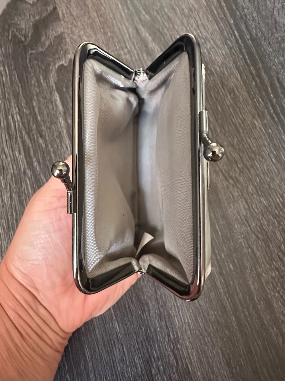 Pair Vintage Coin Purses - Leather and Cowhide